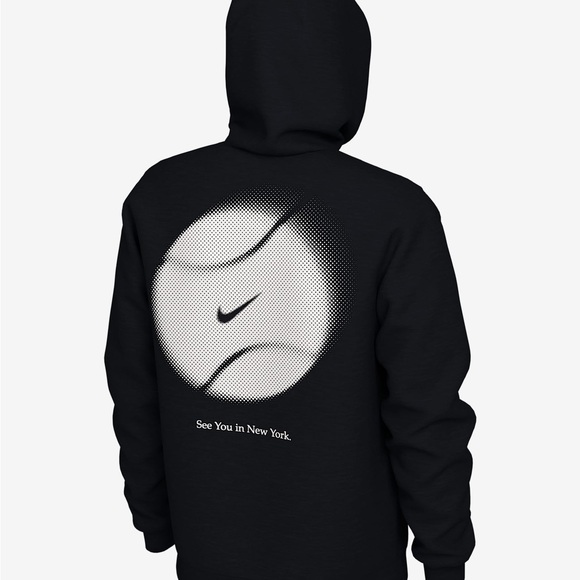 Nike Men's Black Hoodie Medium - Picture 5 of 6